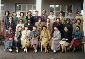 COLLEGE MODERNE DE JEUNES FILLES 1953 3 EME COMMERCIALE